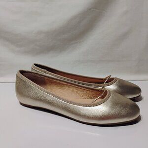 Jack Rogers Ballet Flat Serena Mellow Gold NEW Delicate Dainty Versatile 7.5